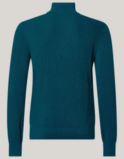 Zipper Trui Donkergroen