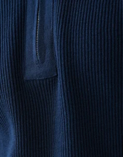 Zipper Trui Navy